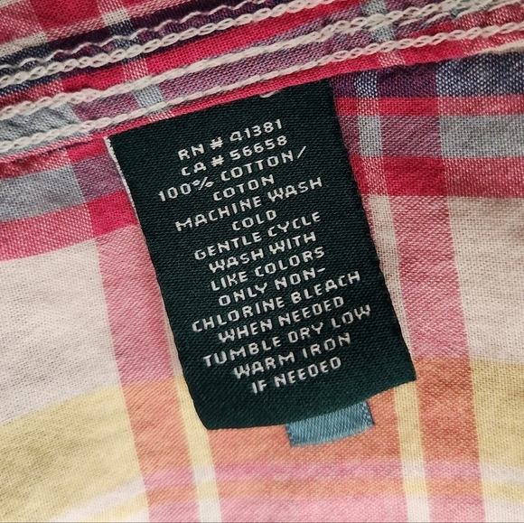 Ralph Lauren Pink Plaid Safari Shirt - Picture 12 of 13